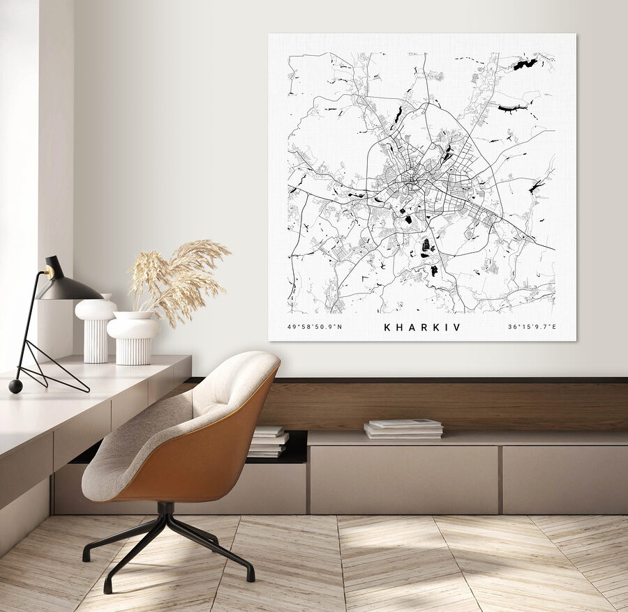 Carte d'une ville Carte d'une ville