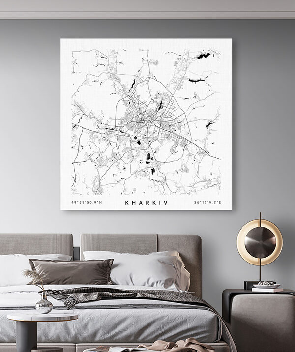 Carte d'une ville Carte d'une ville