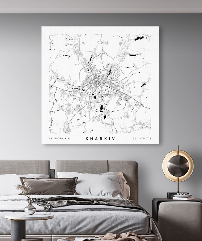 Carte d'une ville Carte d'une ville