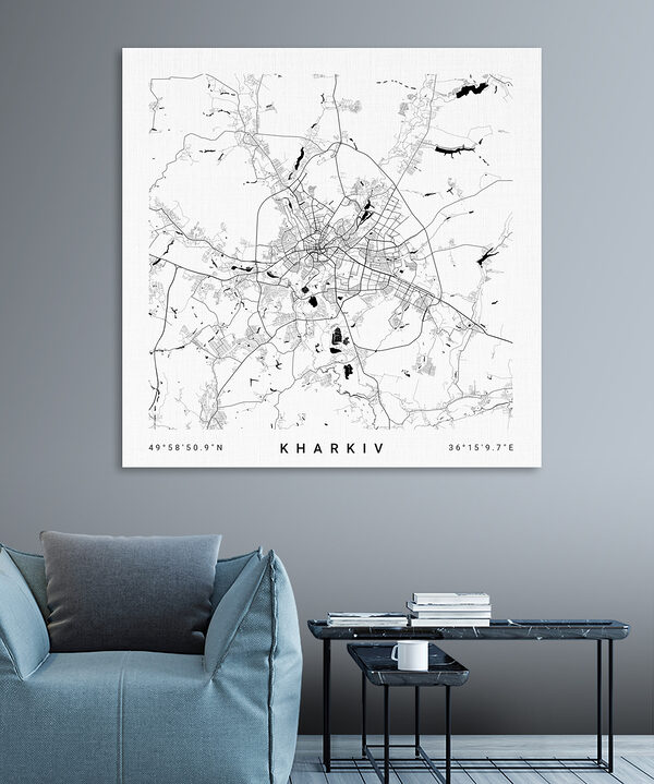 Carte d'une ville Carte d'une ville