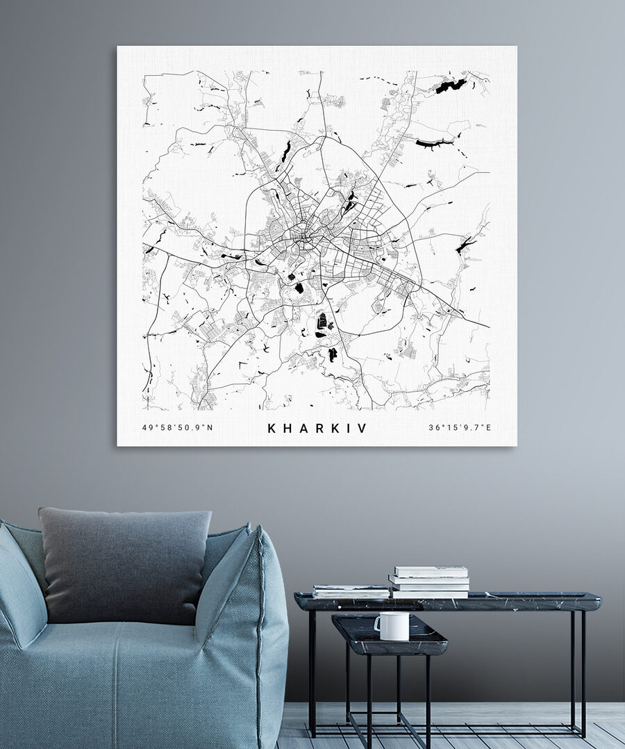 Carte d'une ville Carte d'une ville