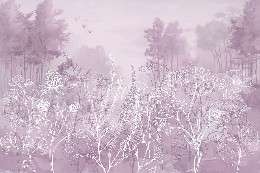Dessin d'une forêt Dessin d'une forêt