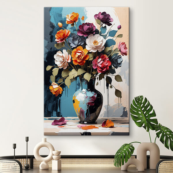 Vase avec des fleurs Vase avec des fleurs