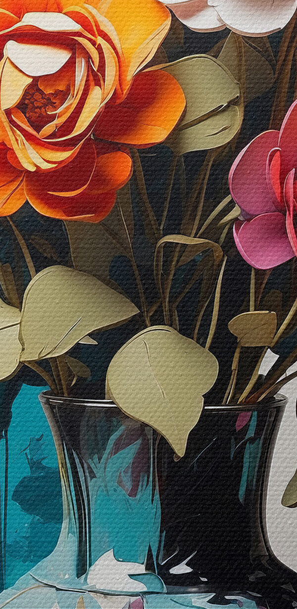 Vase avec des fleurs Vase avec des fleurs