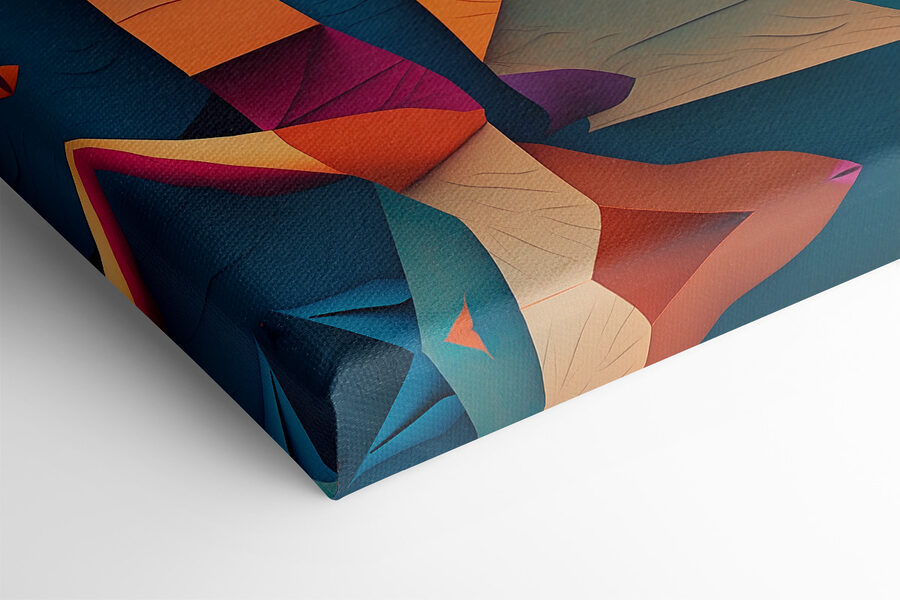 Découpage en papier coloré