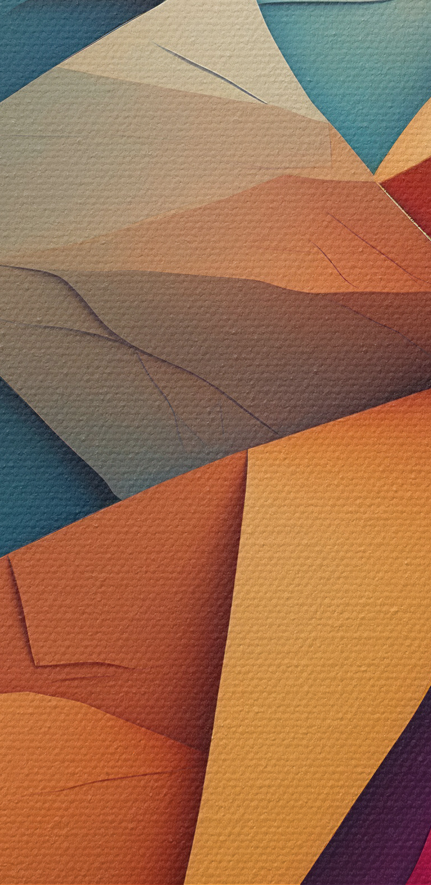 Découpage en papier coloré