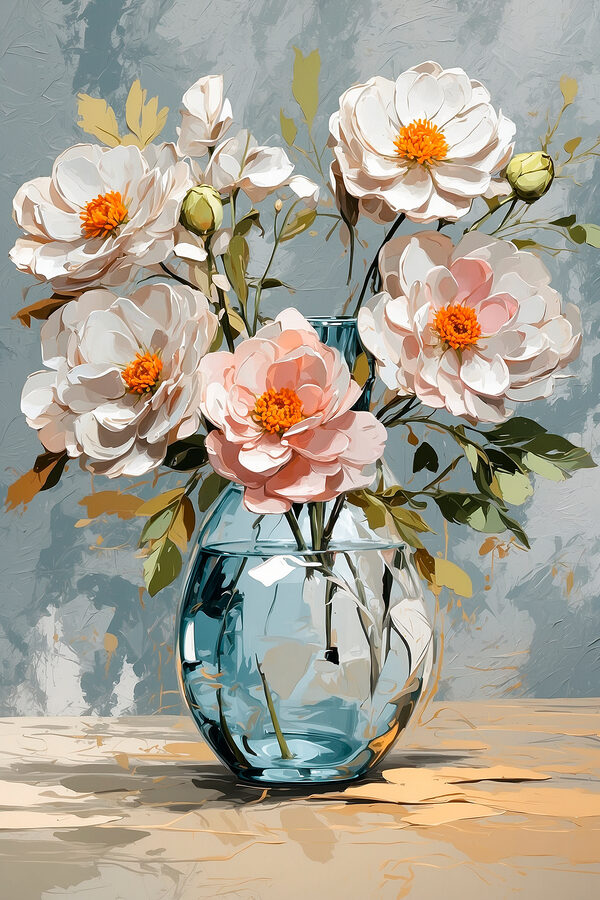 Vase avec des fleurs Vase avec des fleurs