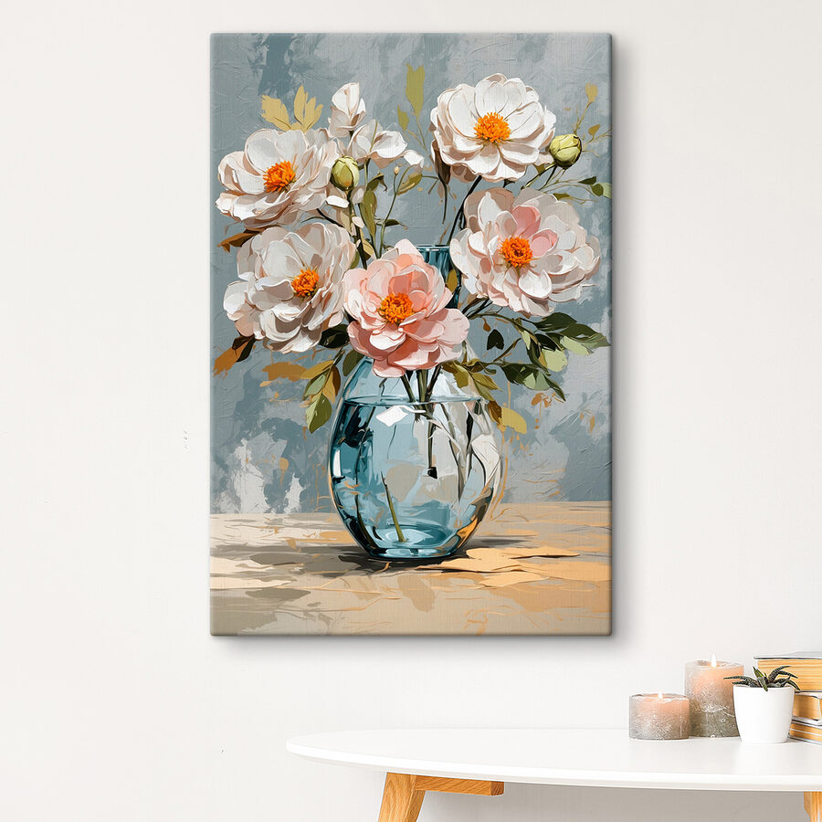 Vase avec des fleurs