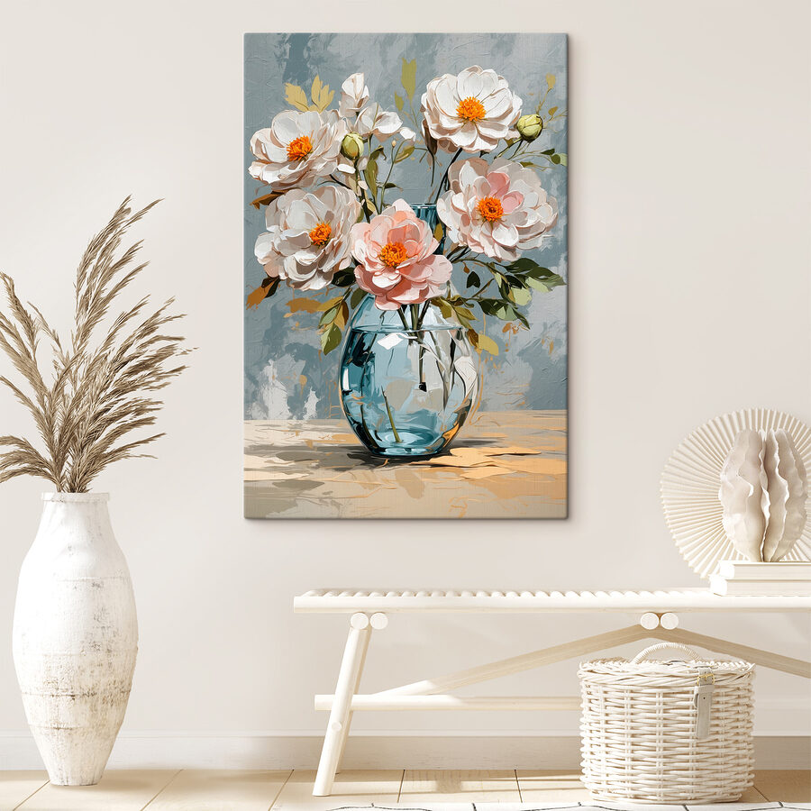 Vase avec des fleurs