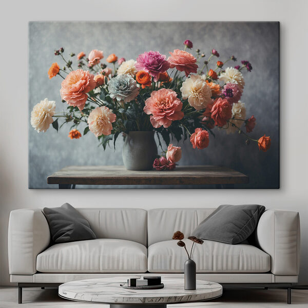 Vase de fleurs sur une table Vase de fleurs sur une table