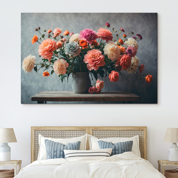Vase de fleurs sur une table Vase de fleurs sur une table