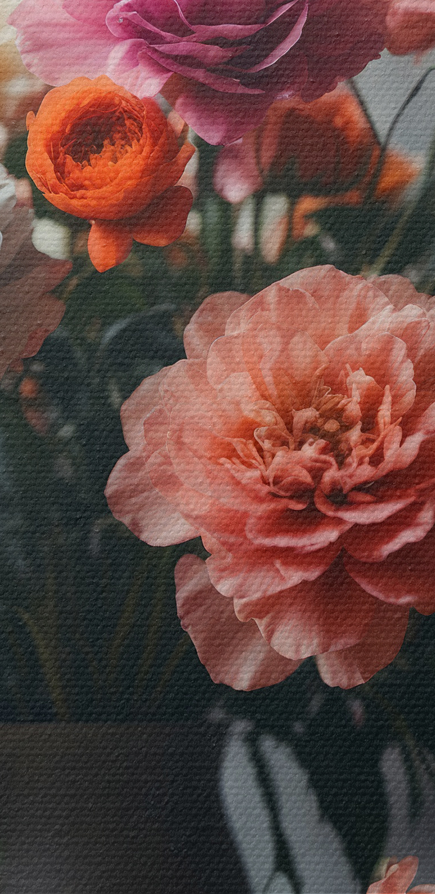 Vase de fleurs sur une table