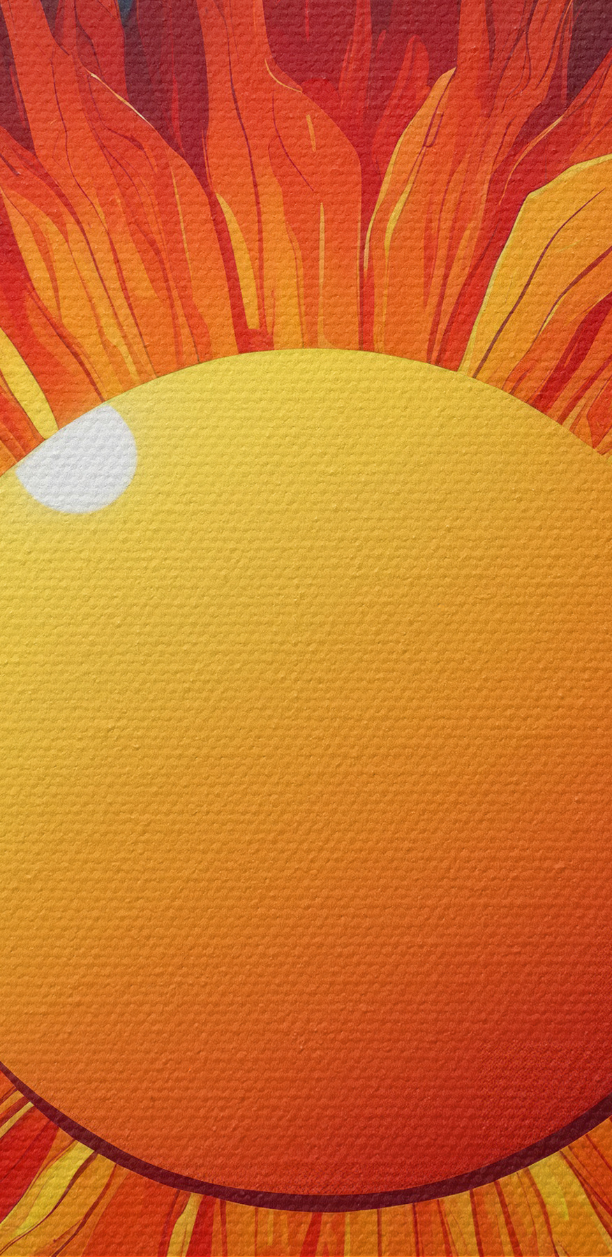Soleil avec un soleil brillant dans le ciel