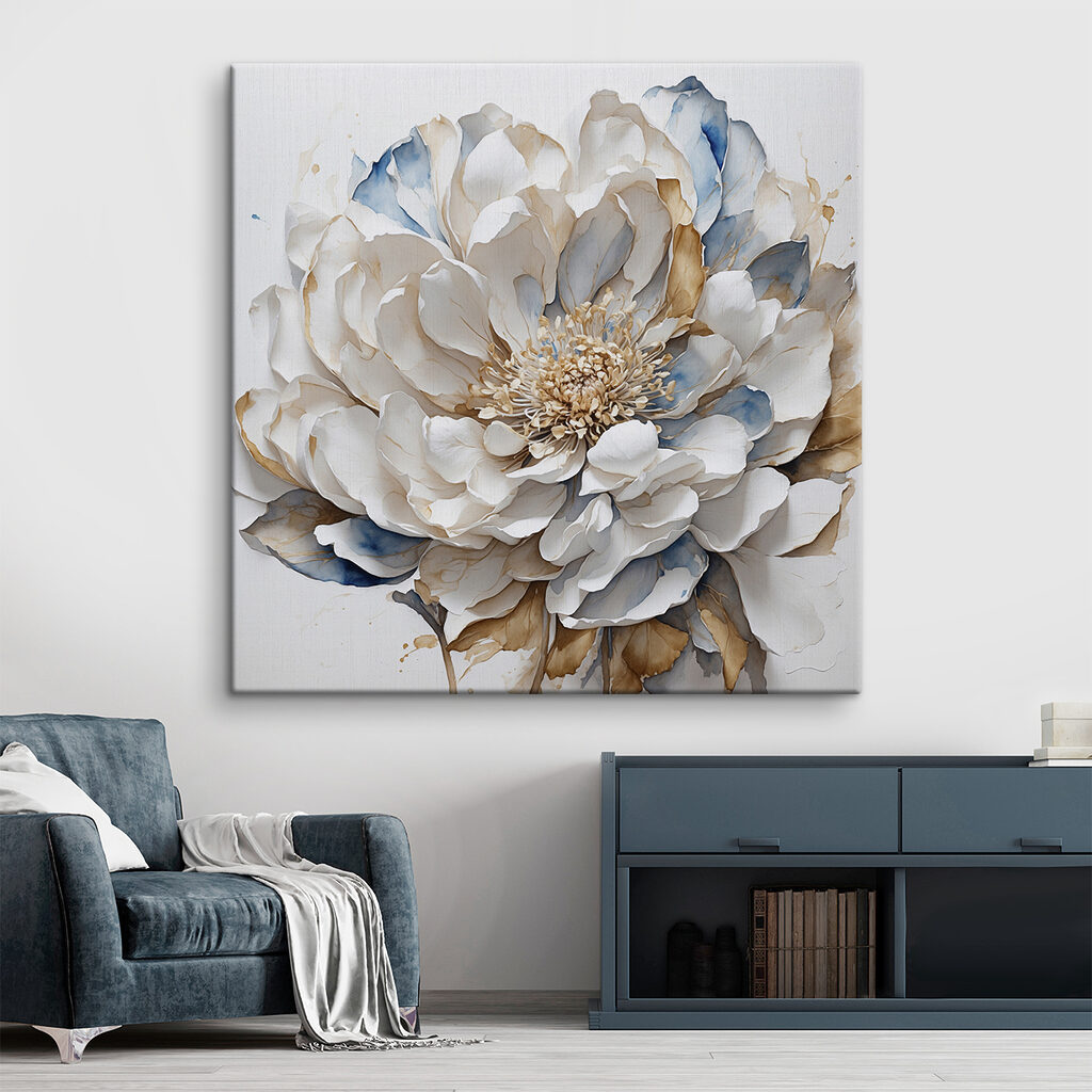 Elegant floral artistry in soft tones