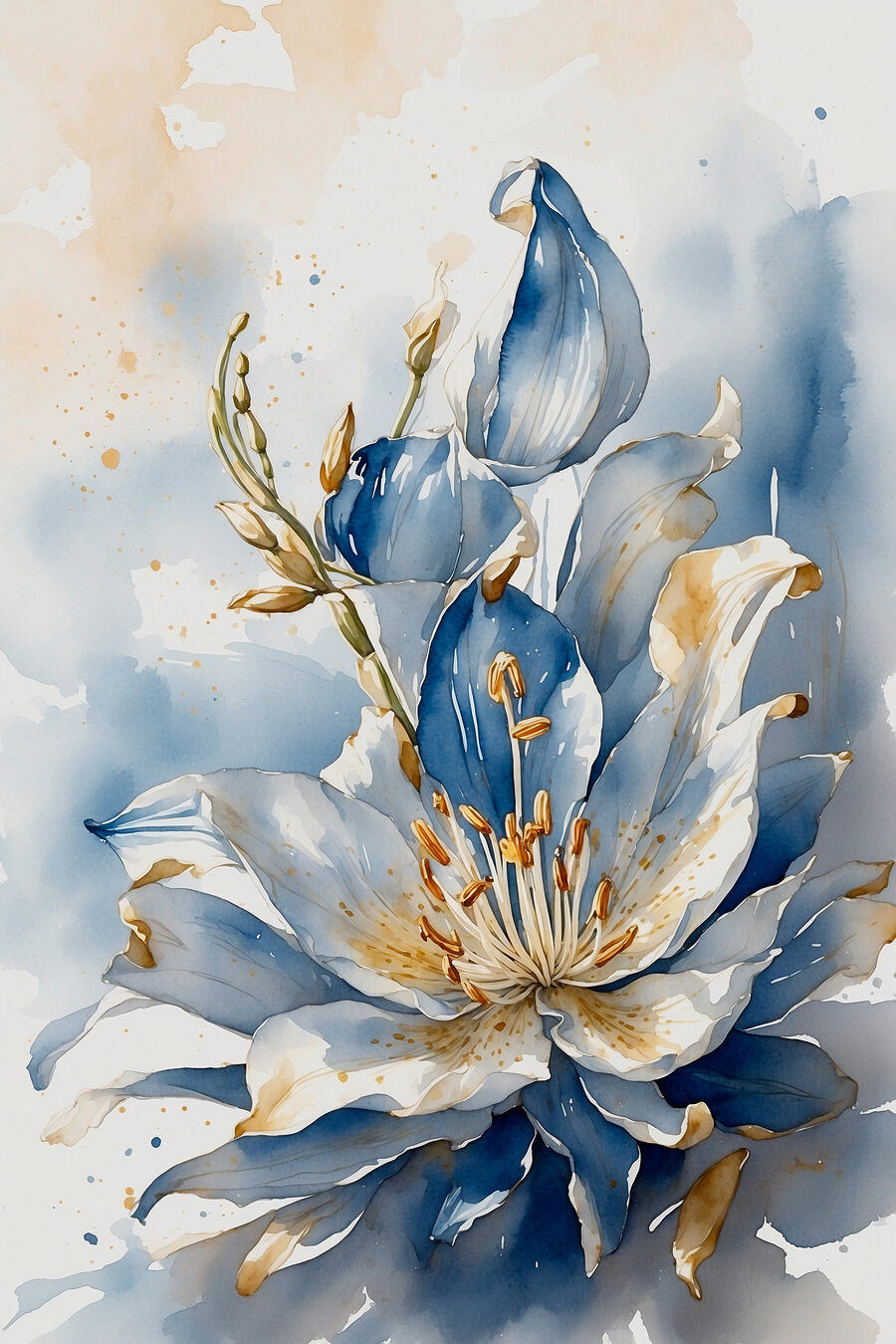 Tableaux Aquarelle d'une fleur – Image 10