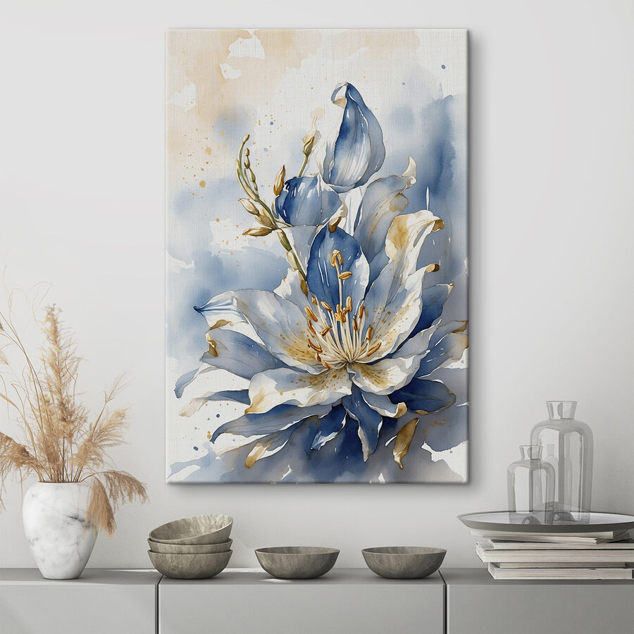 Tableaux Aquarelle d'une fleur – Image 3