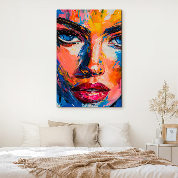 Peinture d'un visage de femme Peinture d'un visage de femme