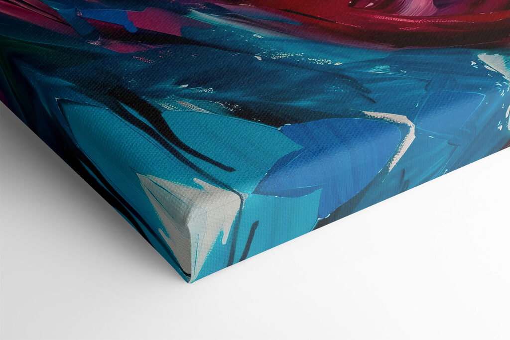 Painting of a woman's face