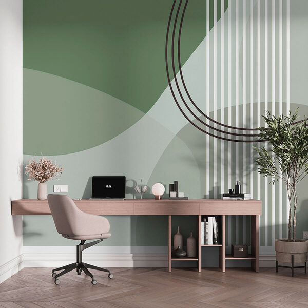 Fond vert et blanc avec des lignes et des cercles Fond vert et blanc avec des lignes et des cercles