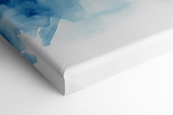 Aquarelle bleue et blanche Aquarelle bleue et blanche