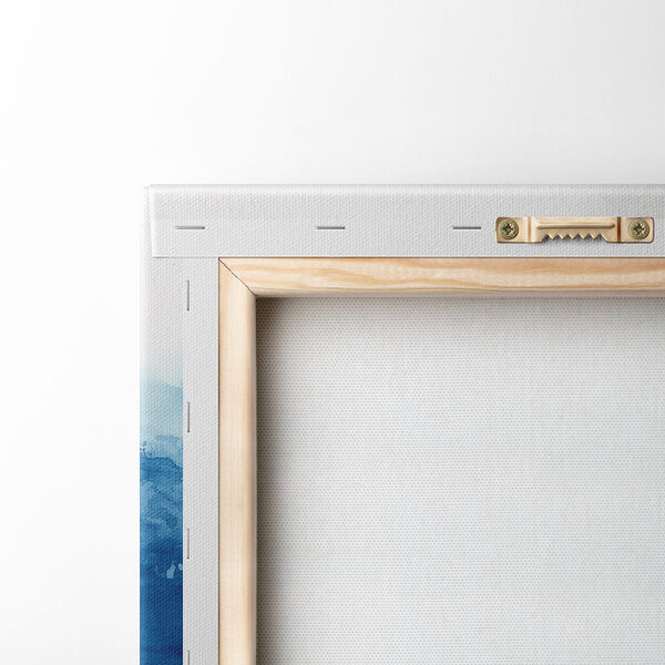 Aquarelle bleue et blanche Aquarelle bleue et blanche