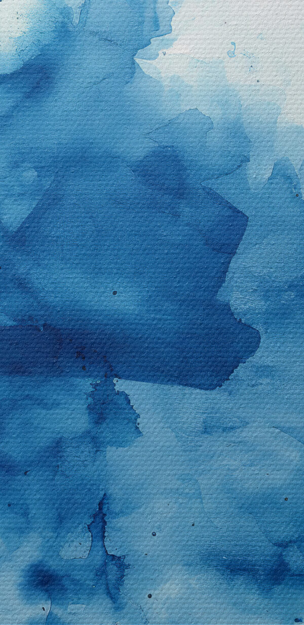 Aquarelle bleue et blanche Aquarelle bleue et blanche
