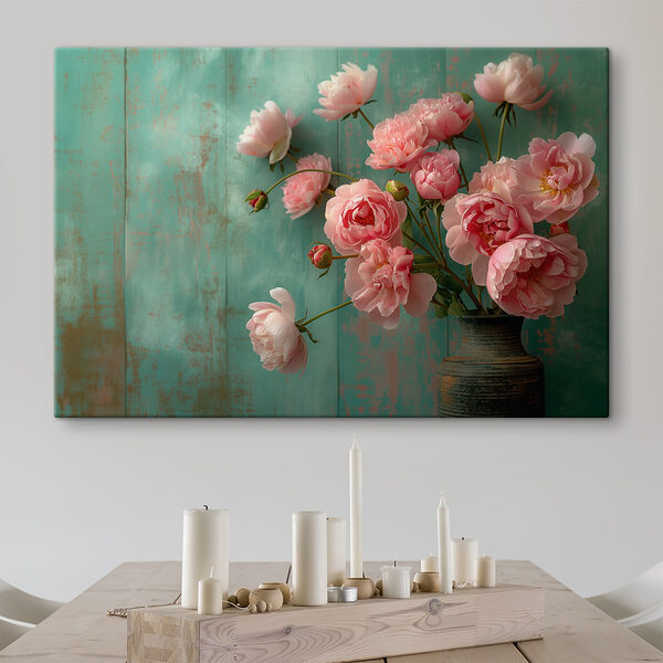Vase de fleurs roses Vase de fleurs roses