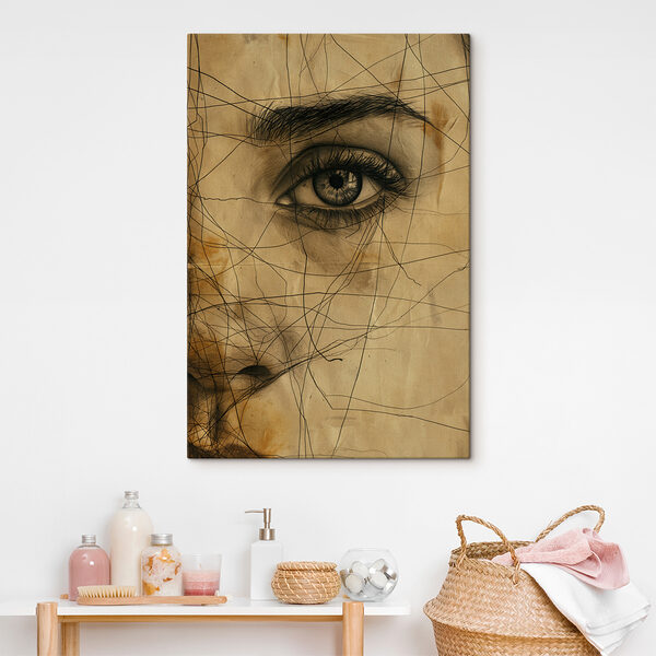 Dessin d'un œil de femme Dessin d'un œil de femme
