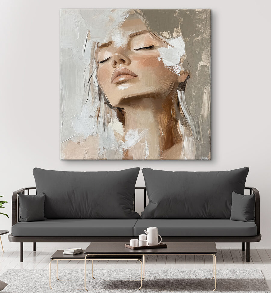 Tableaux Femme aux yeux fermés – Image 2