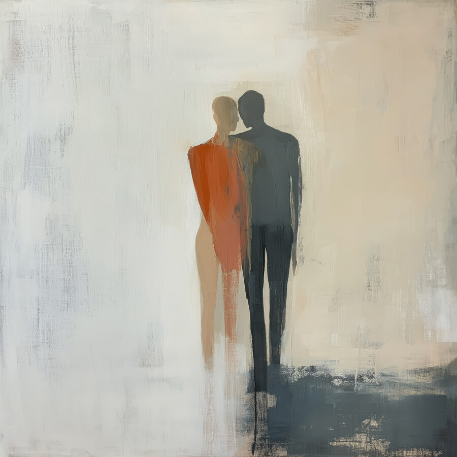 Tableaux Peinture d'un couple de personnes – Image 9