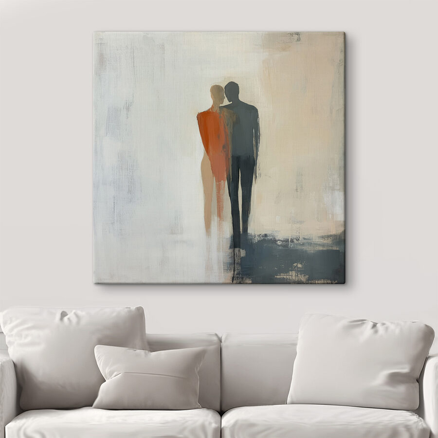 Tableaux Peinture d'un couple de personnes – Image 2