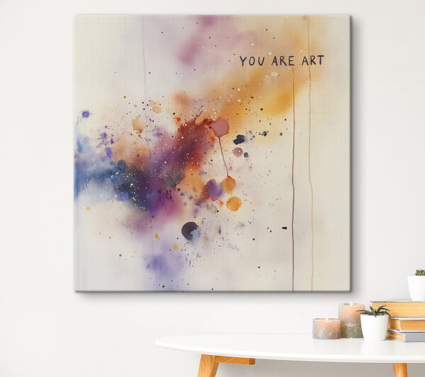 Gros plan sur une peinture Gros plan sur une peinture