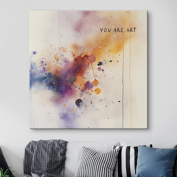 Gros plan sur une peinture Gros plan sur une peinture