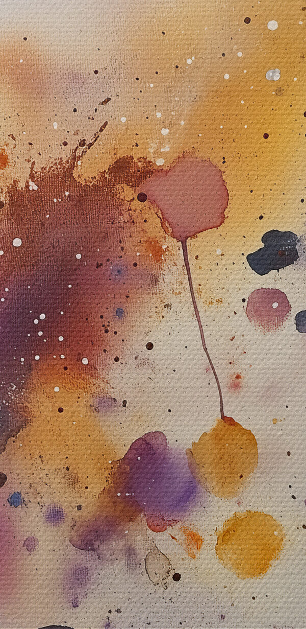 Gros plan sur une peinture Gros plan sur une peinture