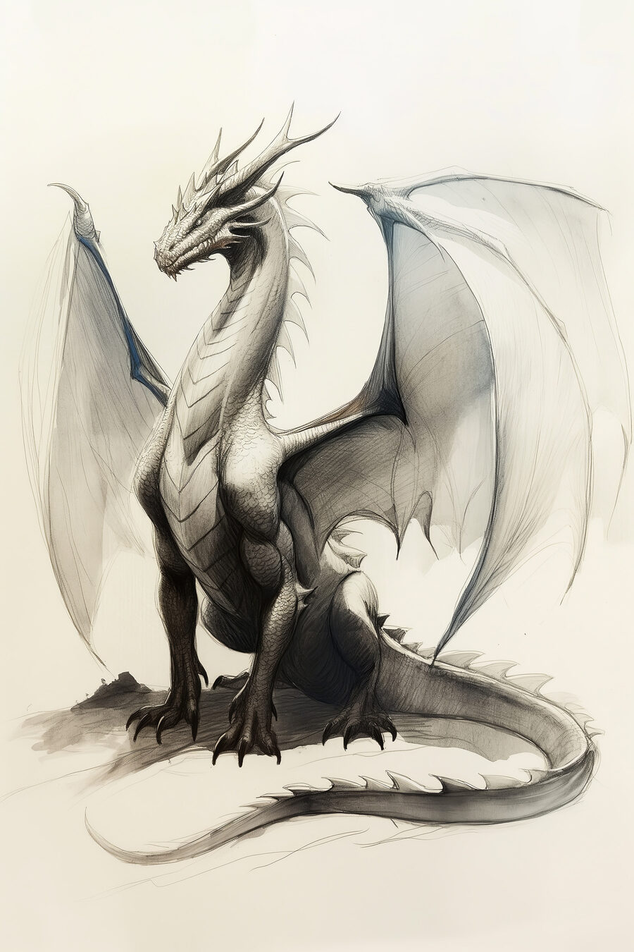 Dessin d'un dragon Dessin d'un dragon