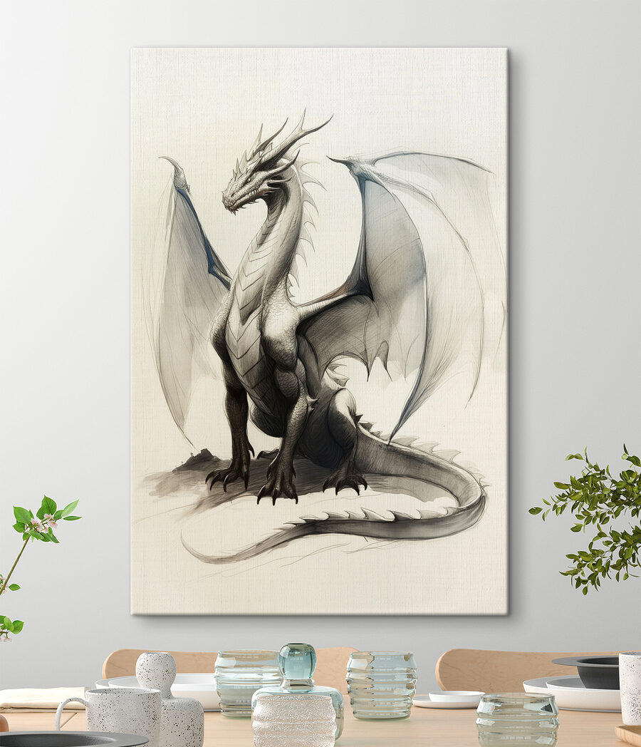 Dessin d'un dragon Dessin d'un dragon