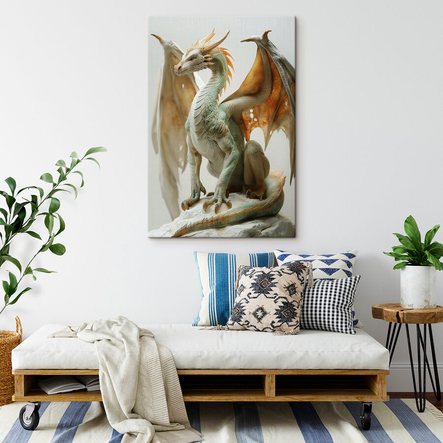 Statue de dragon