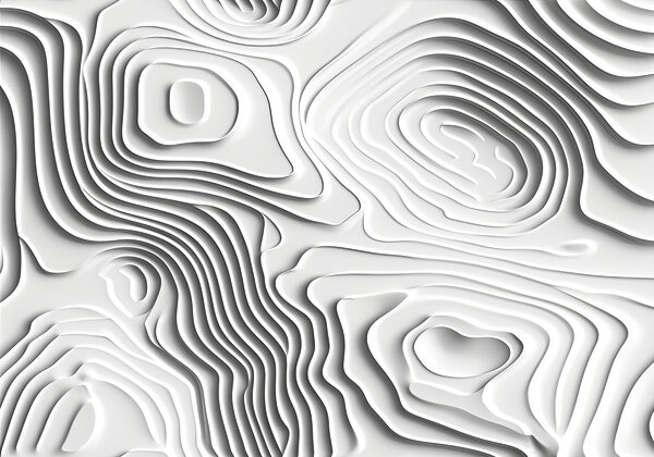 Surface blanche avec des lignes et des formes Surface blanche avec des lignes et des formes