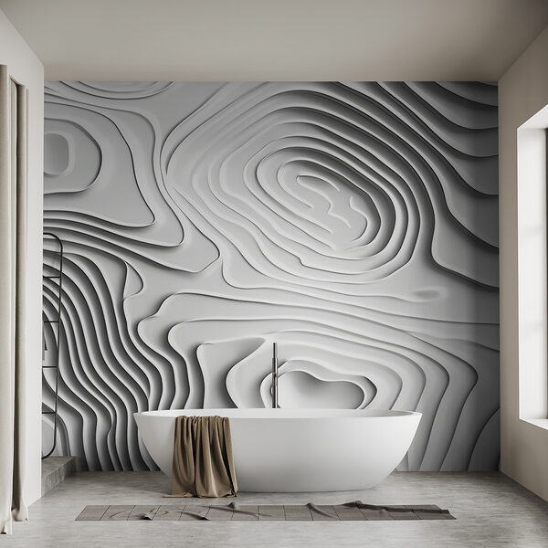 Surface blanche avec des lignes et des formes Surface blanche avec des lignes et des formes