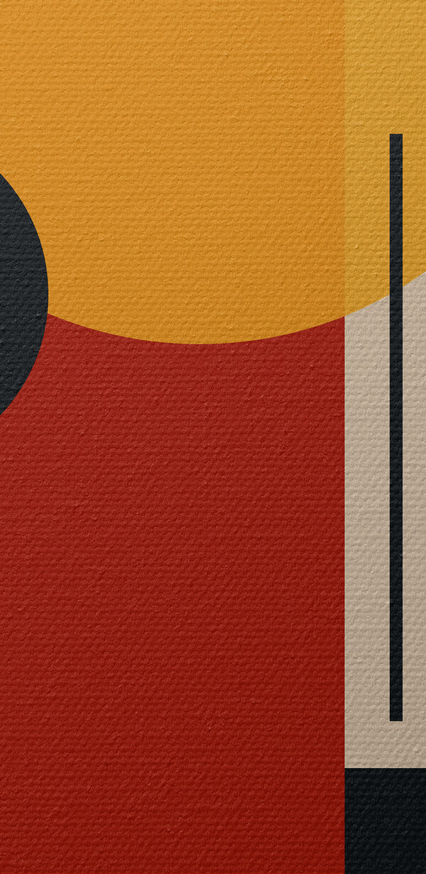 Œuvre d'art colorée avec des cercles et des lignes Œuvre d'art colorée avec des cercles et des lignes
