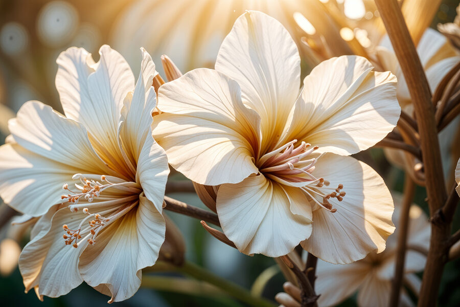 Gros plan sur une fleur Gros plan sur une fleur