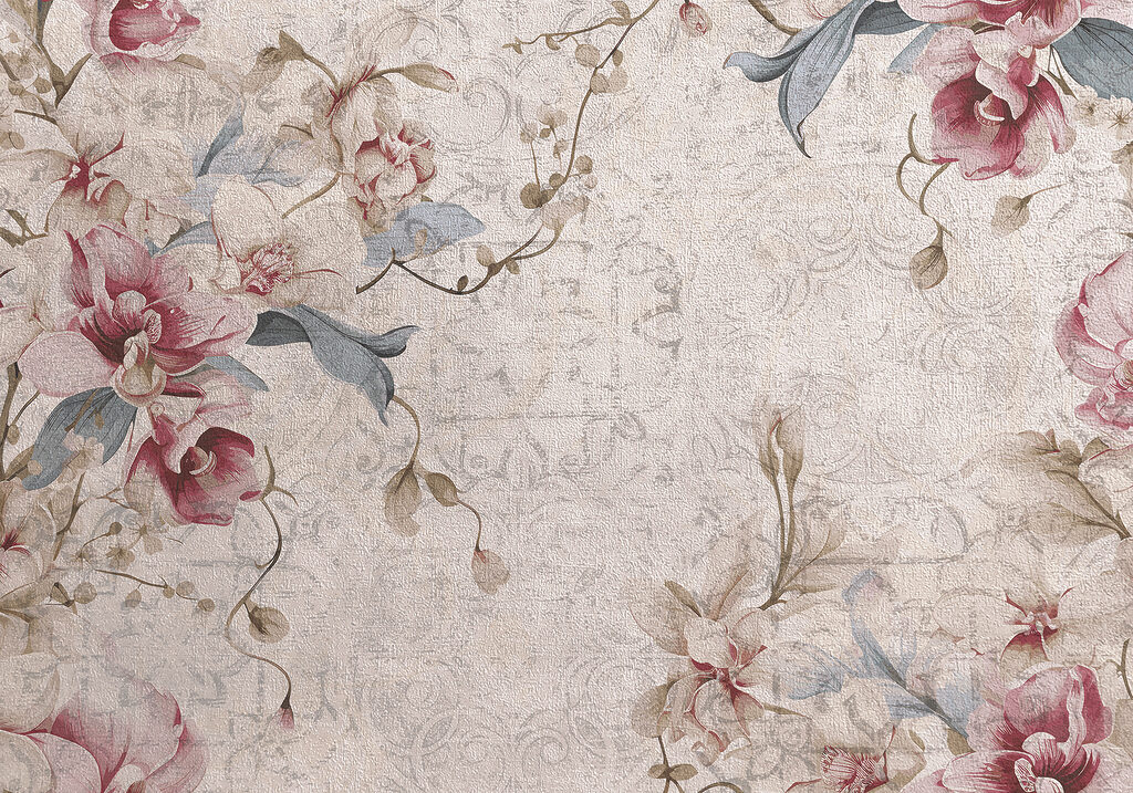 Gros plan d'un motif floral w08149p 1024x717 - Gros plan d'un motif floral
