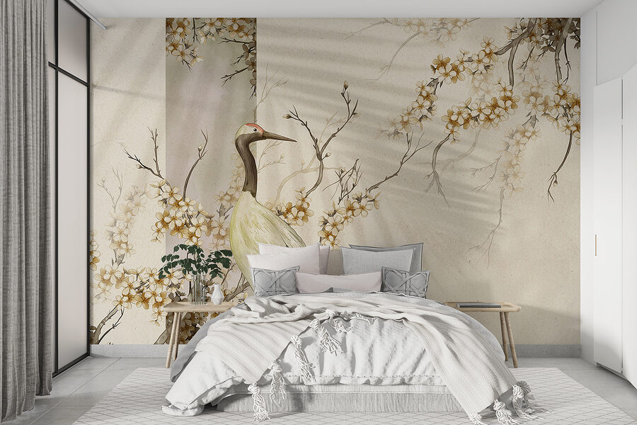 Oiseau debout sur une branche Oiseau debout sur une branche