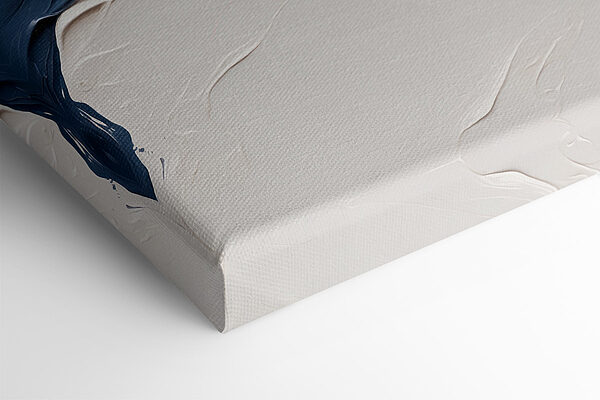Peinture bleue et blanche Peinture bleue et blanche