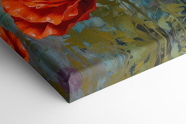 Peinture de fleurs rouges Peinture de fleurs rouges