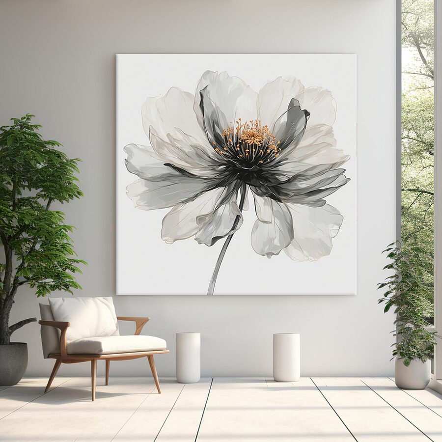 Gros plan sur une fleur