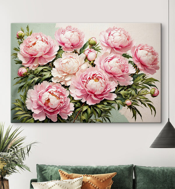 Groupe de fleurs roses Groupe de fleurs roses
