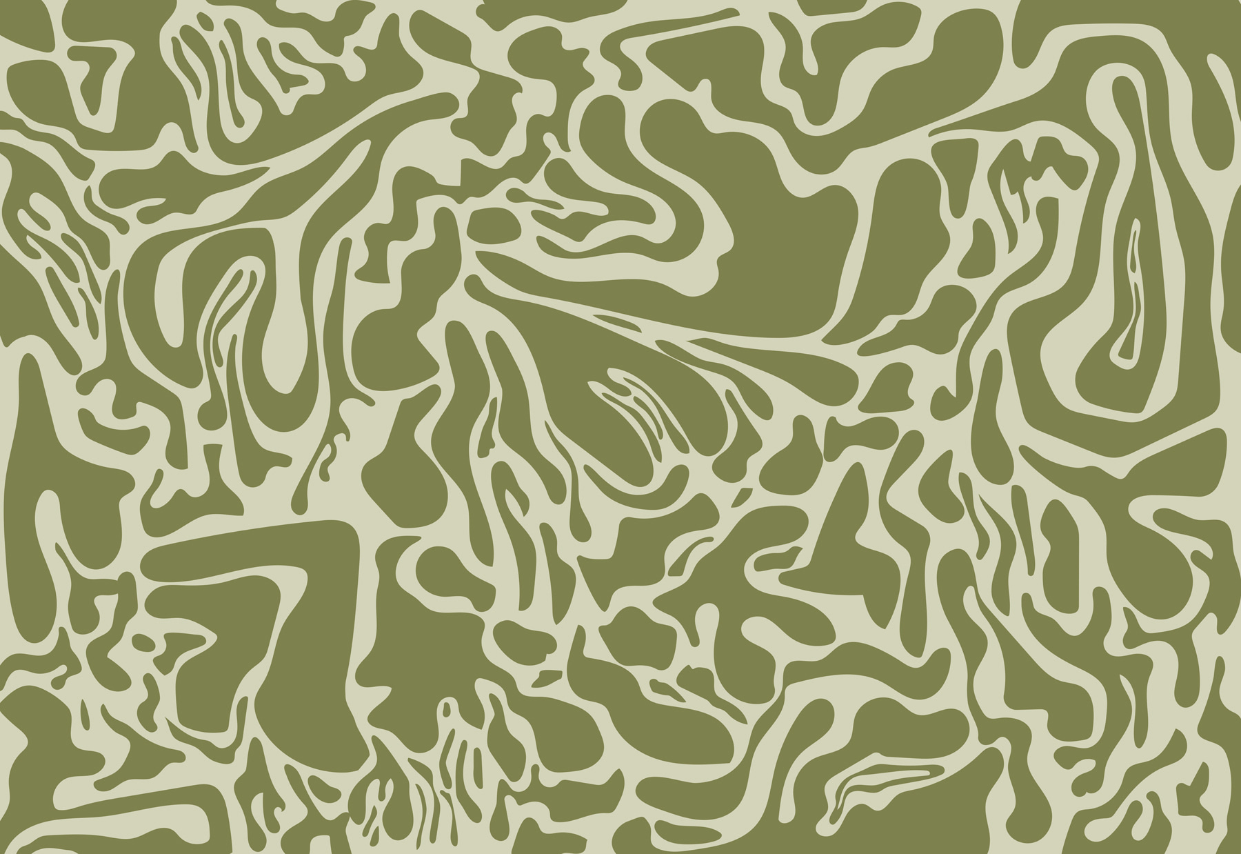 Green and white pattern