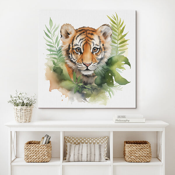 Tigre dans la jungle Tigre dans la jungle