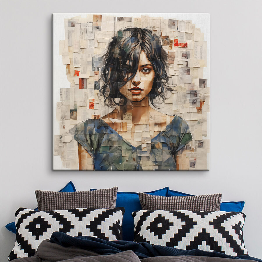 Peinture d'une femme